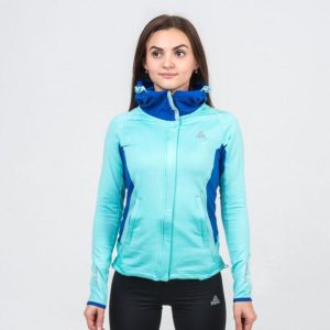 Ženska šp. jopica s kapuco Peak FW67022 - modra