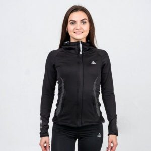 Ženska šp. jopica s kapuco Peak FW67022 - črna